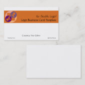 Moon Planet Logo Visitekaartje (Voorkant / Achterkant)