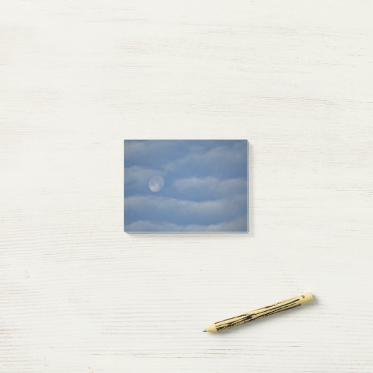 Moon Post-it Notes (Op bureau)