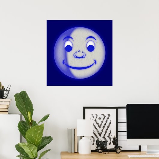 Moon Poster (Thuiskantoor)