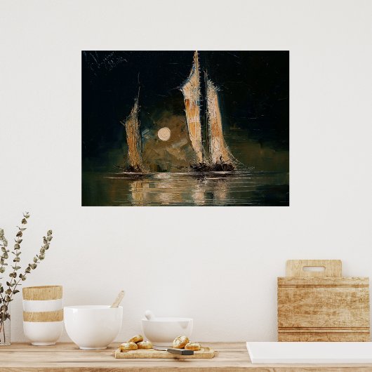 Moon Poster (Keuken)