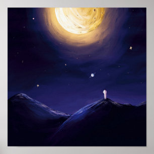 Moon Poster