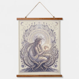 Moon Priestess Goddess Hangend Wandkleed
