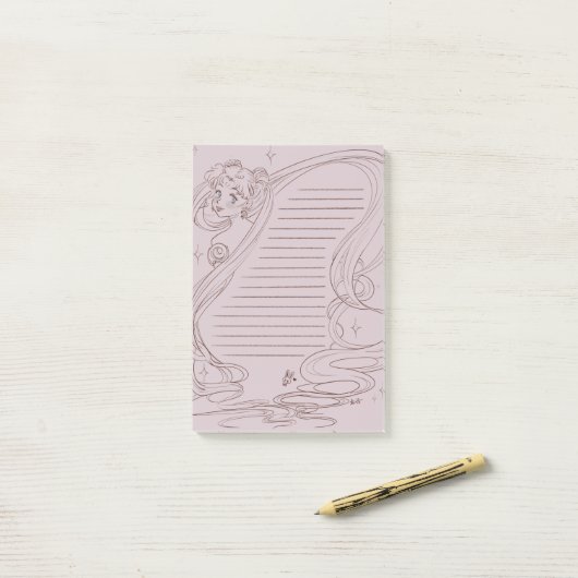 Moon Princess Post-it® Notes (Op bureau)