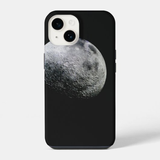 Moon Print Cell Phone Case iPhone Hoesje (Achterkant)