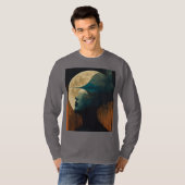 Moon profiel afbeelding t-shirt (Voorkant volledig)