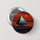 Moon Pyramid Ronde Button 5,7 Cm (Voorkant /achterkant)