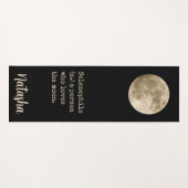Moon Quote Celestial Spirituele ruimte Aangepaste  Yogamat (Voorkant (horizontaal))