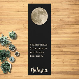 Moon Quote Celestial Spirituele ruimte Aangepaste  Yogamat