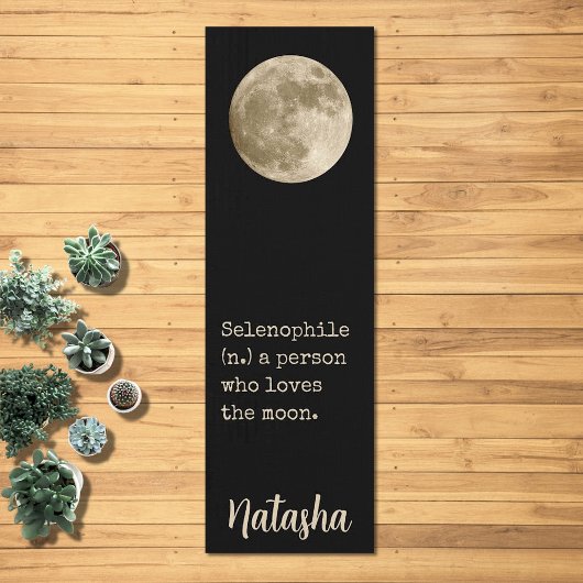 Moon Quote Celestial Spirituele ruimte Aangepaste  Yogamat