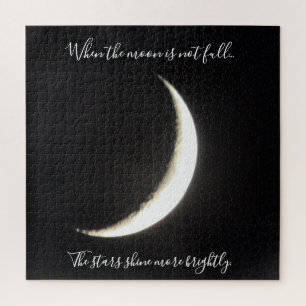 Moon Quote Sliver of the Moon Challenging Legpuzzel