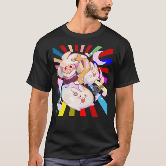 moon rabbit cookie run kingdom almond For strawber T-shirt (Voorkant)