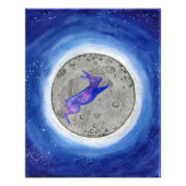 Moon Rabbit Foto Afdruk (Voorkant)