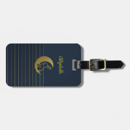 Moon & Rabbit op het Bagagelabel