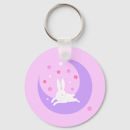 Moon rabbit sleutelhanger (Voorkant)