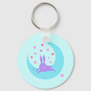 Moon rabbit sleutelhanger