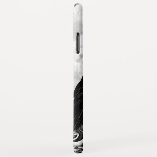 Moon Raven Case-Mate iPhone Case (Achterkant/rechts)
