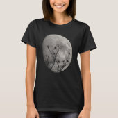 Moon Raven Gothic Crows Silhouette T-shirt (Voorkant)