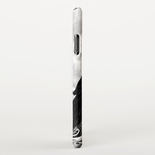 Moon Raven iPhone Hoesje (Rechterkant)