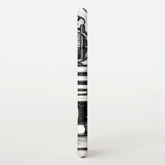 Moon Raven iPhone Hoesje (Linkerkant)