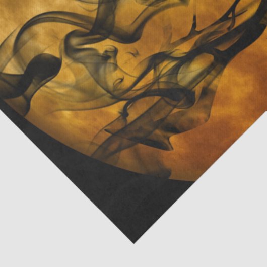 Moon Raven tissue paper Tissuepapier (Detail)