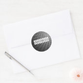 Moon Ray - Sjabloon Ronde Sticker (Envelop)