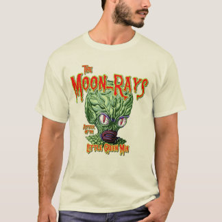 Moon-Rays aanval op het t-shirt Kleine Groene Mann