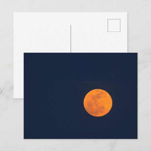 Moon Rise of the Super Moon | Savannah, Georgië Briefkaart (Voorkant / Achterkant)
