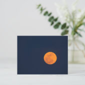 Moon Rise of the Super Moon | Savannah, Georgië Briefkaart (Staand voorkant)