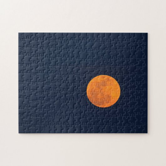 Moon Rise of the Super Moon | Savannah, Georgië Legpuzzel (Horizontaal)