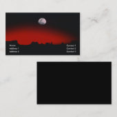 Moon Rise Profile Card Visitekaartje (Voorkant / Achterkant)