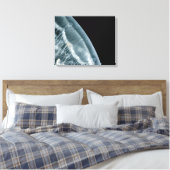 Moon Rise Wrapped Canvas Afdruk (Insitu (Slaapkamer))