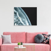 Moon Rise Wrapped Canvas Afdruk (Insitu (Woonkamer))