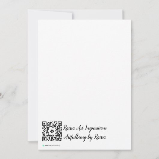 Moon Rising Bedankkaart (Achterkant)