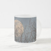 Moon Rising boven Poster Coffee Mok Trees (Voorkant rechts)