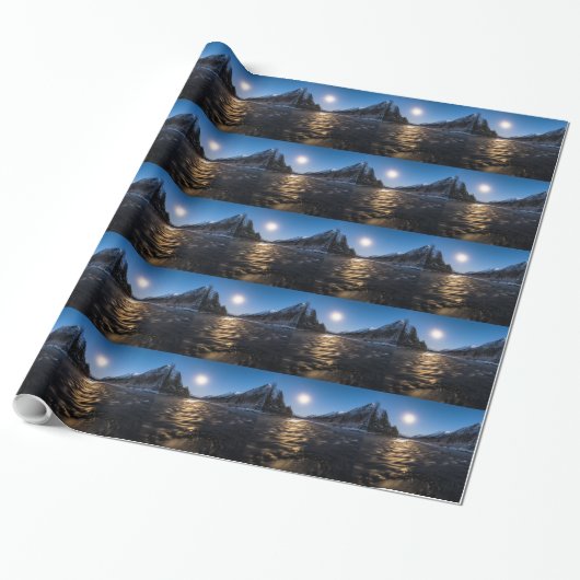 Moon River Cadeaupapier (Uitgerold)