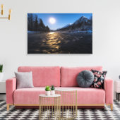 Moon River Canvas Afdruk (Insitu (Woonkamer))
