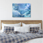 Moon River en Me Canvas Wrap (Insitu (Slaapkamer))