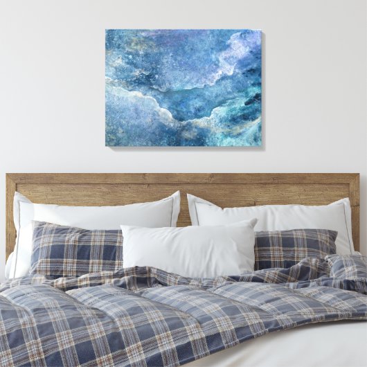 Moon River en Me Canvas Wrap (Insitu (Slaapkamer))