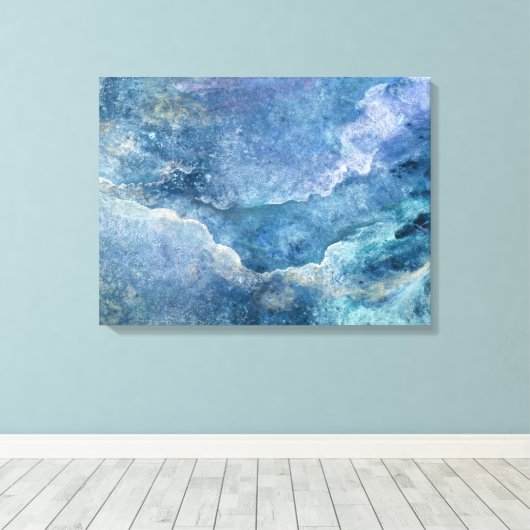 Moon River en Me Canvas Wrap Afdruk (Insitu (Houten vloer))