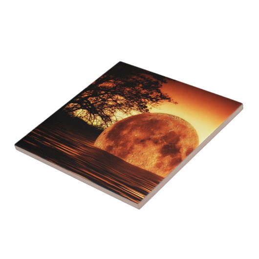 Moon River Falling Tegeltje (Zijkant)