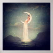 Moon River Lady Poster (Voorkant)