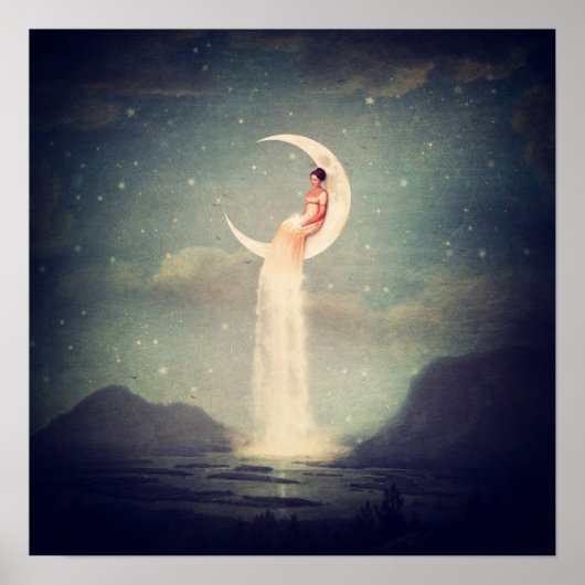 Moon River Lady Poster (Voorkant)