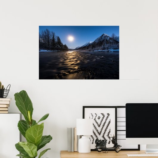 Moon River Poster (Thuiskantoor)