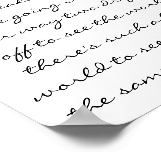 Moon River Poster (Hoek)