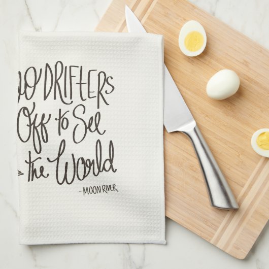 Moon River Theedoek (Quarter Fold)