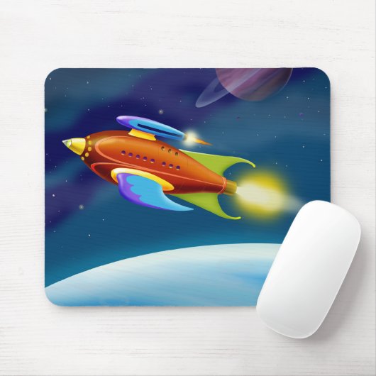 Moon Rocket Muismat (Met muis)