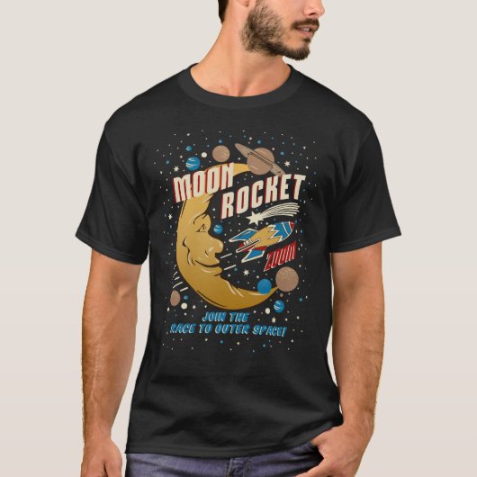 Moon Rocket T Shirt (Voorkant)