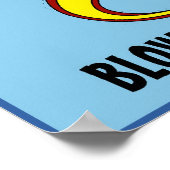 Moon Rockets Bubble Gum Machine Poster (Hoek)