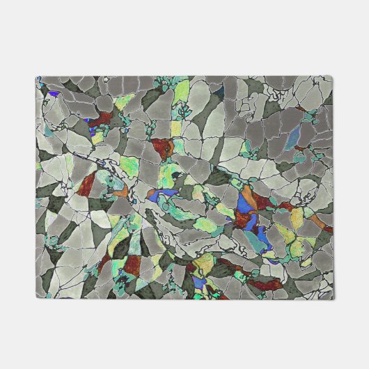 Moon Rocks Meditation Deurmat (Voorkant)