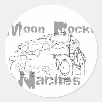 Moon Rocks Naches Ronde Sticker
